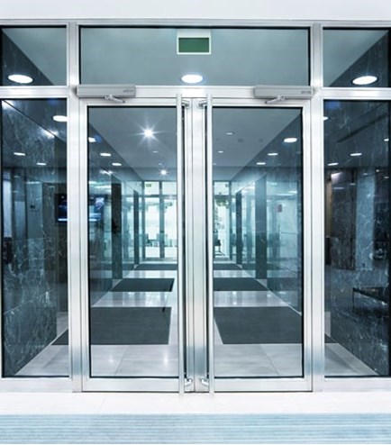 AUTOMATIC SWING GLASS DOOR
